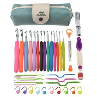 39/32pcs 8/9/10mm Pack Crochet Hooks Set Big Size Soft Handl