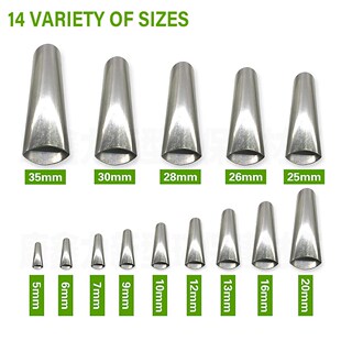 14 Pcs Caulking Nozzle Applicator Finishing Tool Stainless S