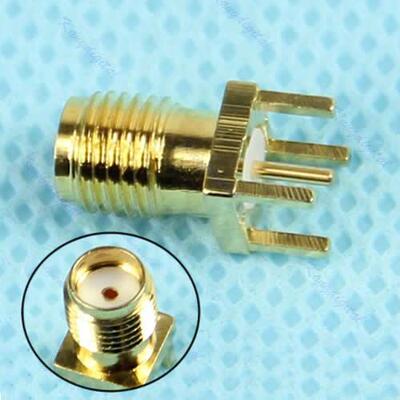 PCB Mount SMA Female Plug Straight Receptacle Solder Adapter