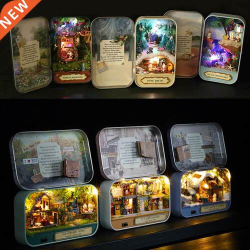 DIY 3D Doll House Handmade Funny Box Theatre Miniature Box C