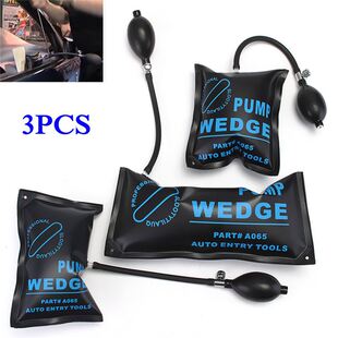 3pcs Car Pump Air Wedge Alignment Inflatable Shim Pad Powerf