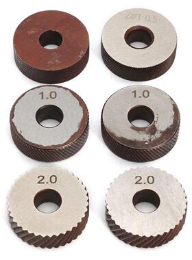 6Pcs 26mmx8mm Knurlng Wheel Steel Da Wheels 0.6mm-3.0mm Kn