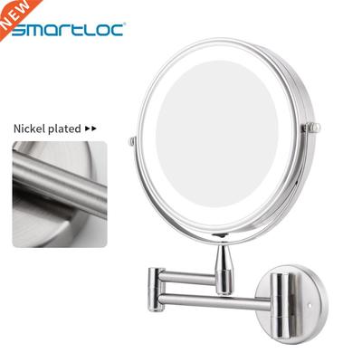 Extendale LED 8 inch 5X/10X Magnifying athroom Wall Mount