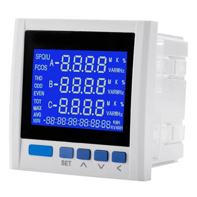 YG889E-9SY Three-Phase Multifunction LCD Digital Volt Amp Po