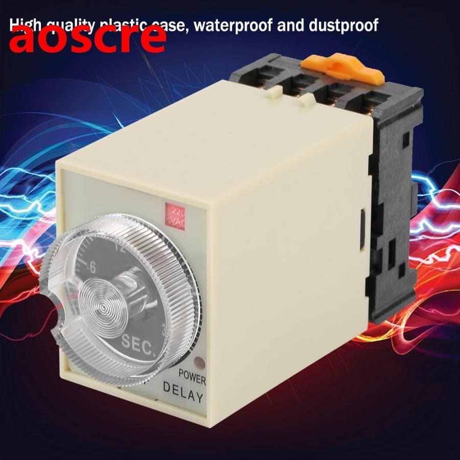 ST3PF 0-30s Power on and off Delay Timer Relay Knob Control