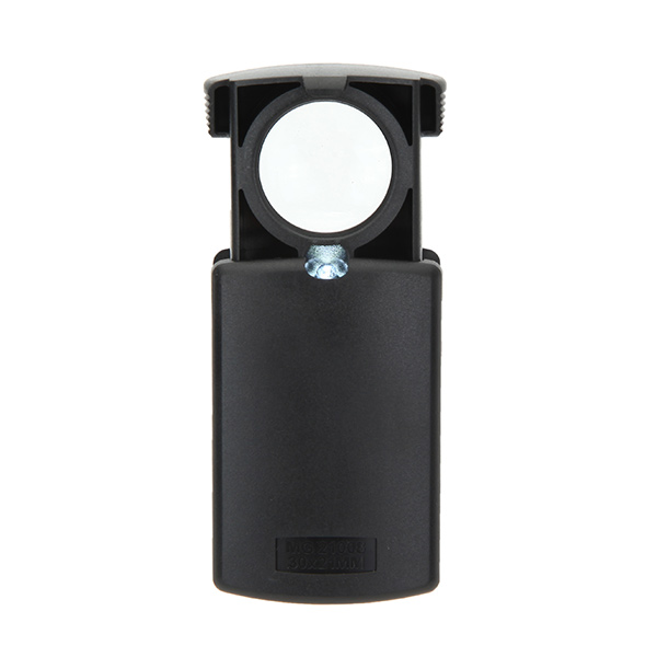 0X Magnifier Loupe with LED Light Magnified Tool Mini Pocke