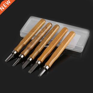 5pcs Art Wood Hand Carved Chisels Tool Set  Woodworking C