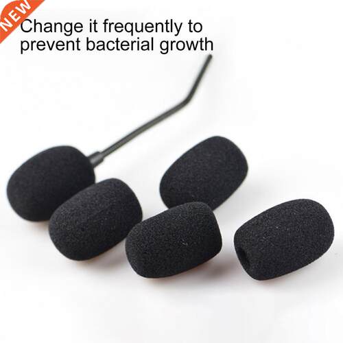 10Pcs MIC Windshield Foam Replaceable Wind-proof Soft Plosiv