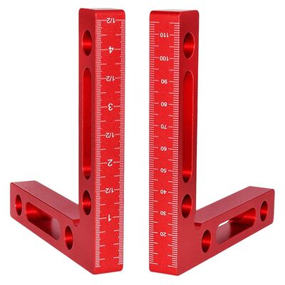2 Pcs Aluminium Alloy 90 Degree Positioning Squares Right An