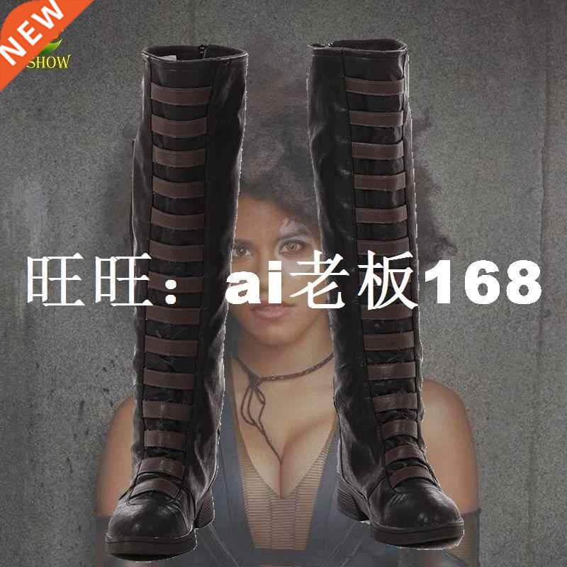 Top Quality Deadpool 2 Domino Shoes Cosplay Costume Domino C