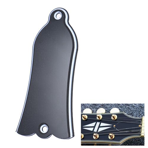 2 Holes Guitar Truss Rod Cover Bell-shaped PVC Truss Rod