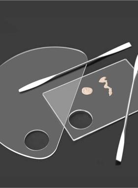 1 Pcs Acrylic Transparent Acrylic Makeup Palette Gel Waterco