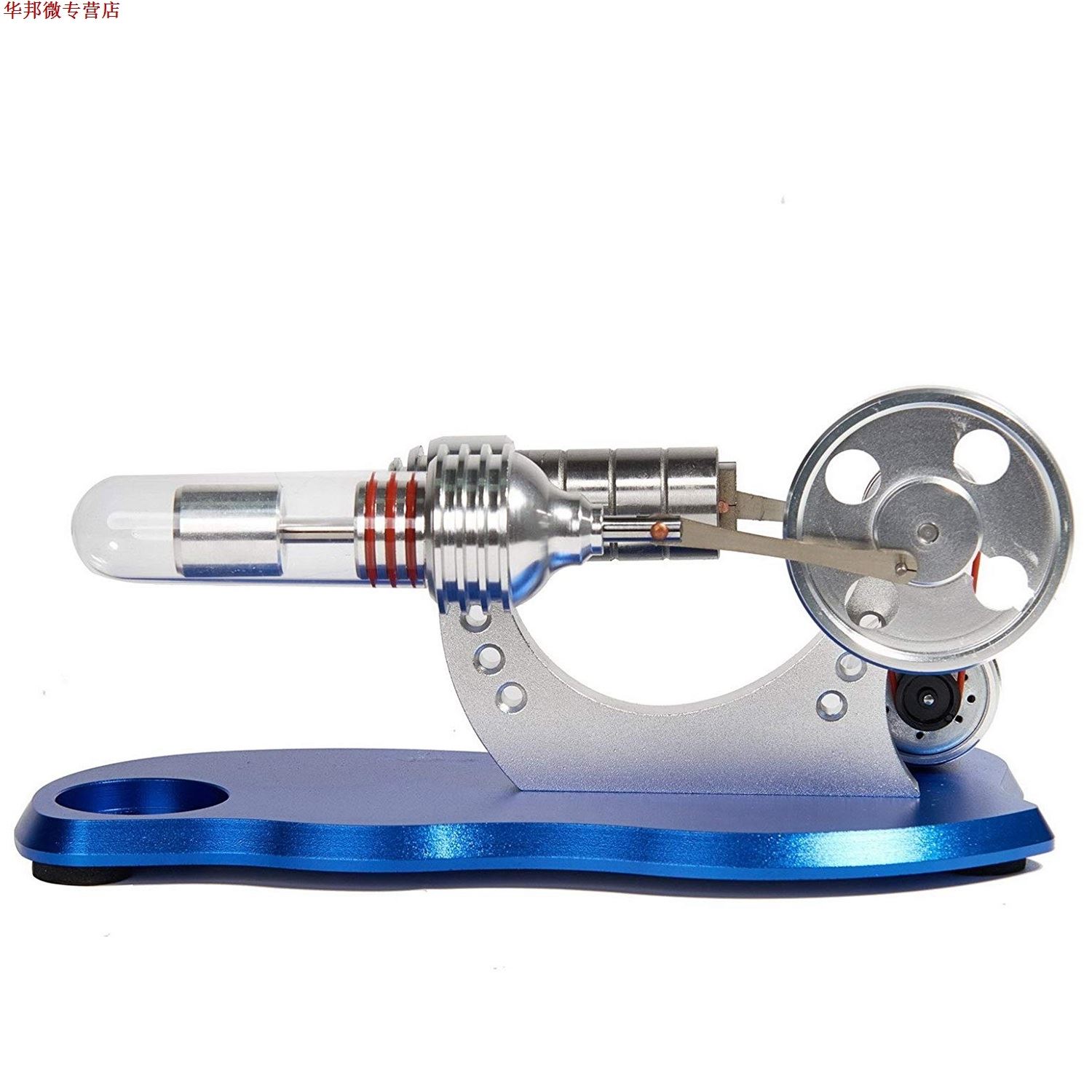 Air chaud Stirling moteur coloré Led volant moteur &e - 实物图