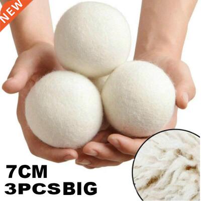 Reusable Wool Dryer Balls Natural Softener Drying Balls Wash