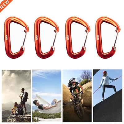12KN Aluminum Hammock Buckle Carabiner Camping Hammock Alloy