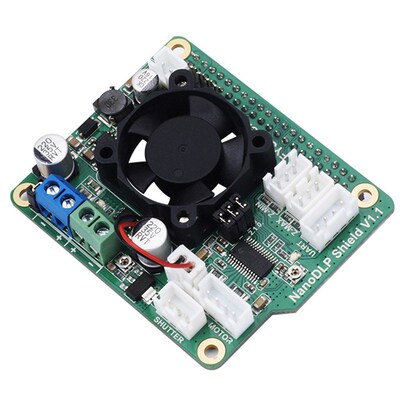 NanoDLP Shield V1.1 Expansion Board with DRV8825 Controlled