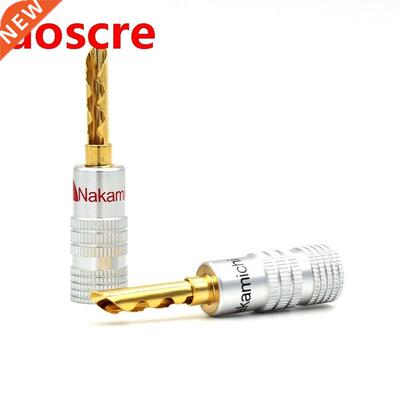 10pcs Nakamichi banana plug connector for Speaker Cable