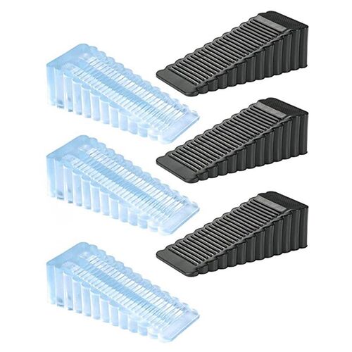 5 Pcs Rubber Door Stopper Wedge Door Stops Wall Protector He