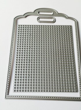 Tag Cross Stitch Cutting Dies Stencil DIY Scrapbooking Albu