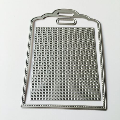 Tag Cross Stitch Cutting Dies Stencil DIY Scrapbooking Albu