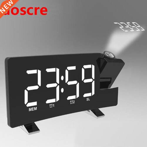 Radio Projection Alarm Clock Big Screen LED Display Electron
