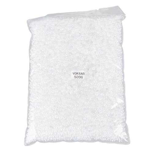 White Artificial Pearl Round Imitation Pearl Perforated Tran