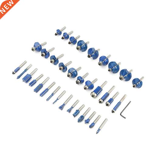 35pcs 8mm Durable Router Bits Set Professional Shank Tungste