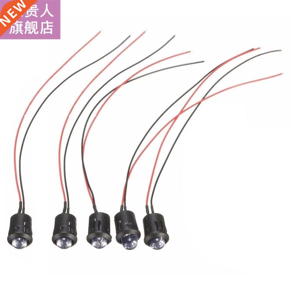 5pcs 12v 10mm Waterproof Pre-wired Constant Led Ultra Bright