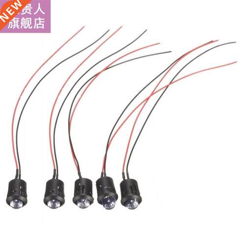 5pcs 12v 10mm Waterproof Pre-wired Constant Led Ultra Bright