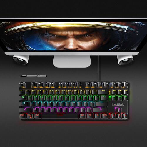 Mechanical Gaming Keyboard Computer Keyboard Gamer TwoColor