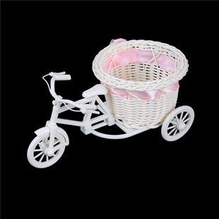 1Pc Float Vase Plant Stand Holder Tricycle Bike Design Organ