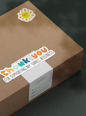 10Sheet Rainow Thank You Stickers Gift Decor Laels Thank Y