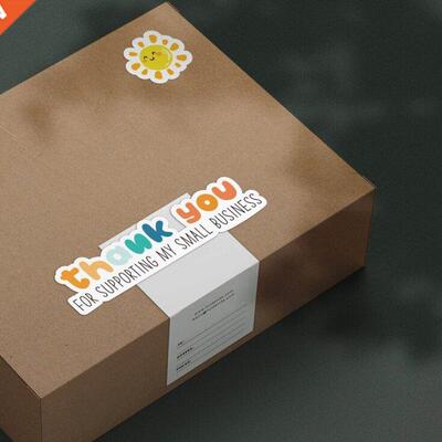 10Sheet Rainow Thank You Stickers Gift Decor Laels Thank Y