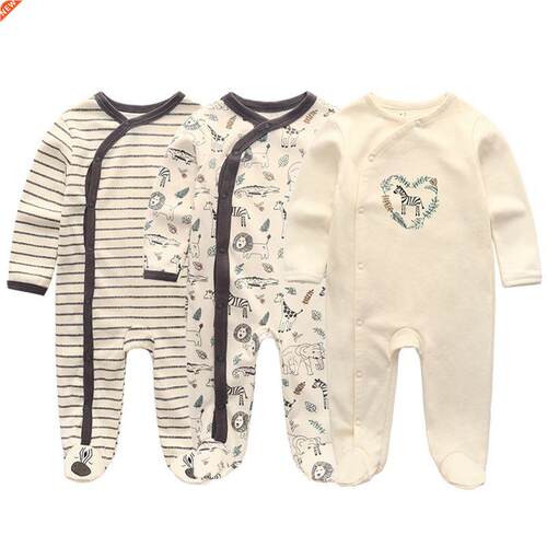 2022 Cotton 1/3PCS Newborn Full Sleeve Autumn Baby Boy Cloth