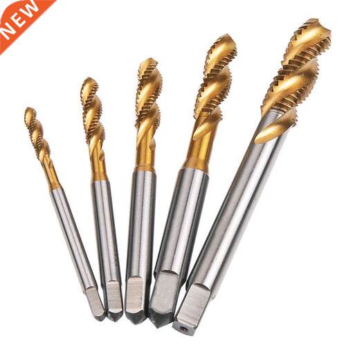 Spiral Pointed Taps Tapping Thread Forming Tap Hss 5Pc Metri