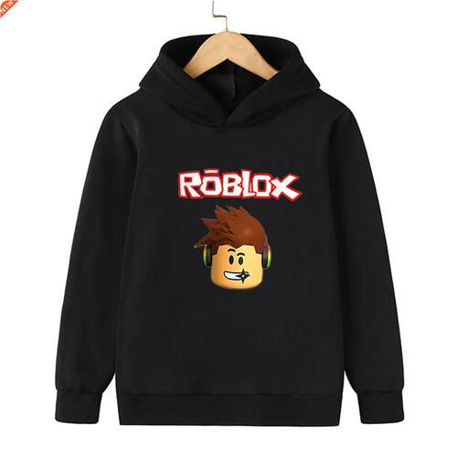Children Harajuku Cartoon Robloxing Hoodies Kawaii Clothes B