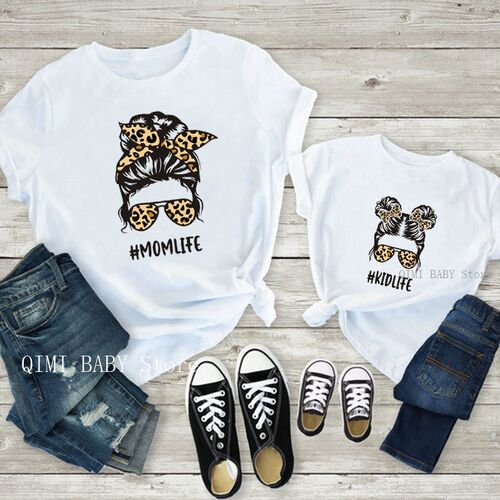 Funny Family Matching Tshirt Summer Short Sleeve Family Look