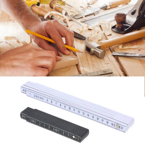 1M 2M Measuring Tool Slide Ten-Parts Fold Up Rulers Folding
