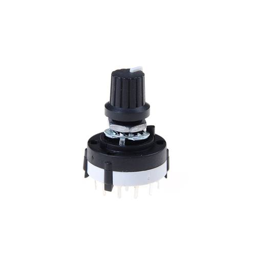 4P3T Single Deck Rotary Switch Band Selector 4 Pole 3 Positi