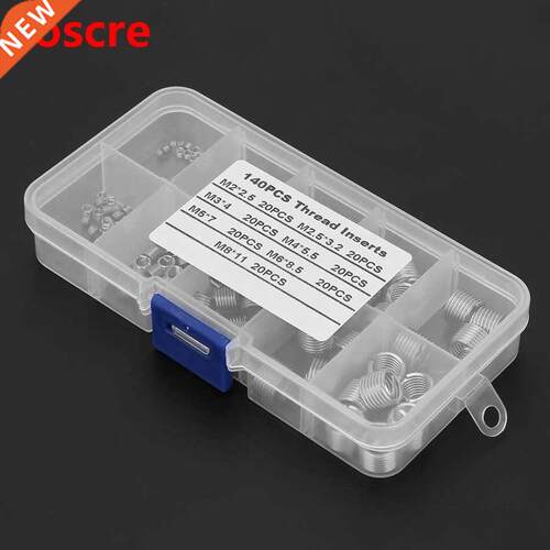/set Stainless Steel Wire Screw Sleeve Thread Repair Insert