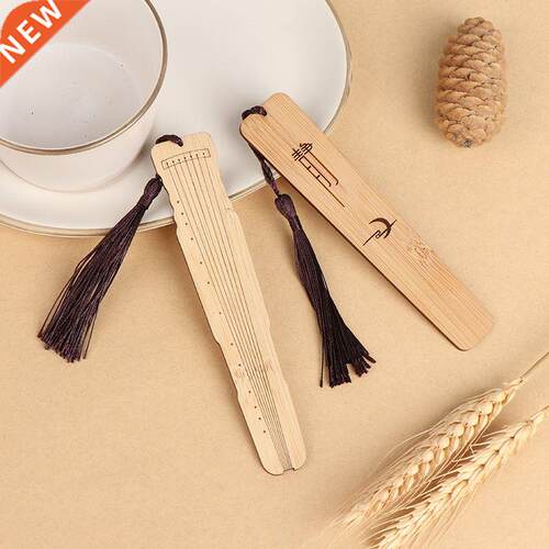 1Pc Chinese Style Wooden Bookmarks Classic Vinta Hollow Re