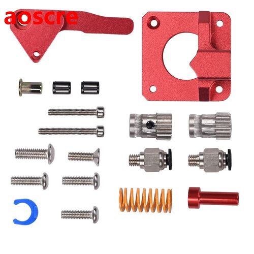 3D Printer Dual Driver Extruder, 1.75Mm Filament MK8 Metal E