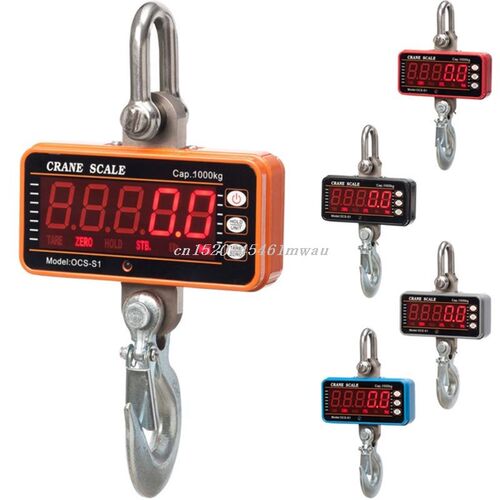 1000kg/2000lb Hanging Scale Digital Industrial Heavy Duty Cr