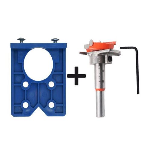 35mm Hinge Hole Drilling Guide Locator Boring Jig Concealed