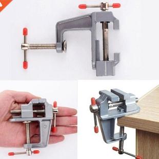 Aluminum Miniature Small Jewelers Hobby Clamp On Table Bench
