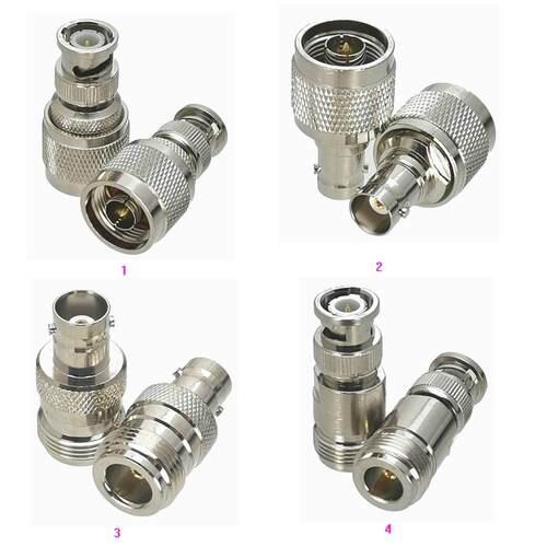 1Pcs BNC to N Male plug & Female jack RF Coaxial Ada