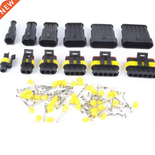 1Set 1/2//4/5/6 Pin Way AMP Tyco Super Sealed Automotive Wi
