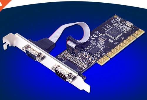 PC to Dual Port Seral DB9 RS232 RS-232 2-Port Controller A