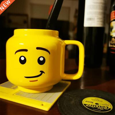 Cartoon Smiling Ceramic Cup Expression Face Cartoon Coffee M