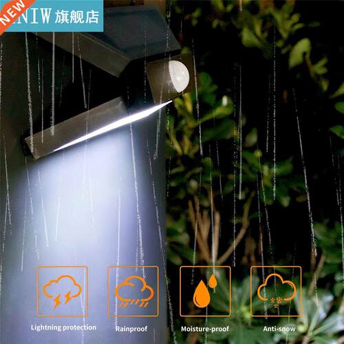 67 LEDs Wall Lamp Angle Adjustment Human Body Induction Wall
